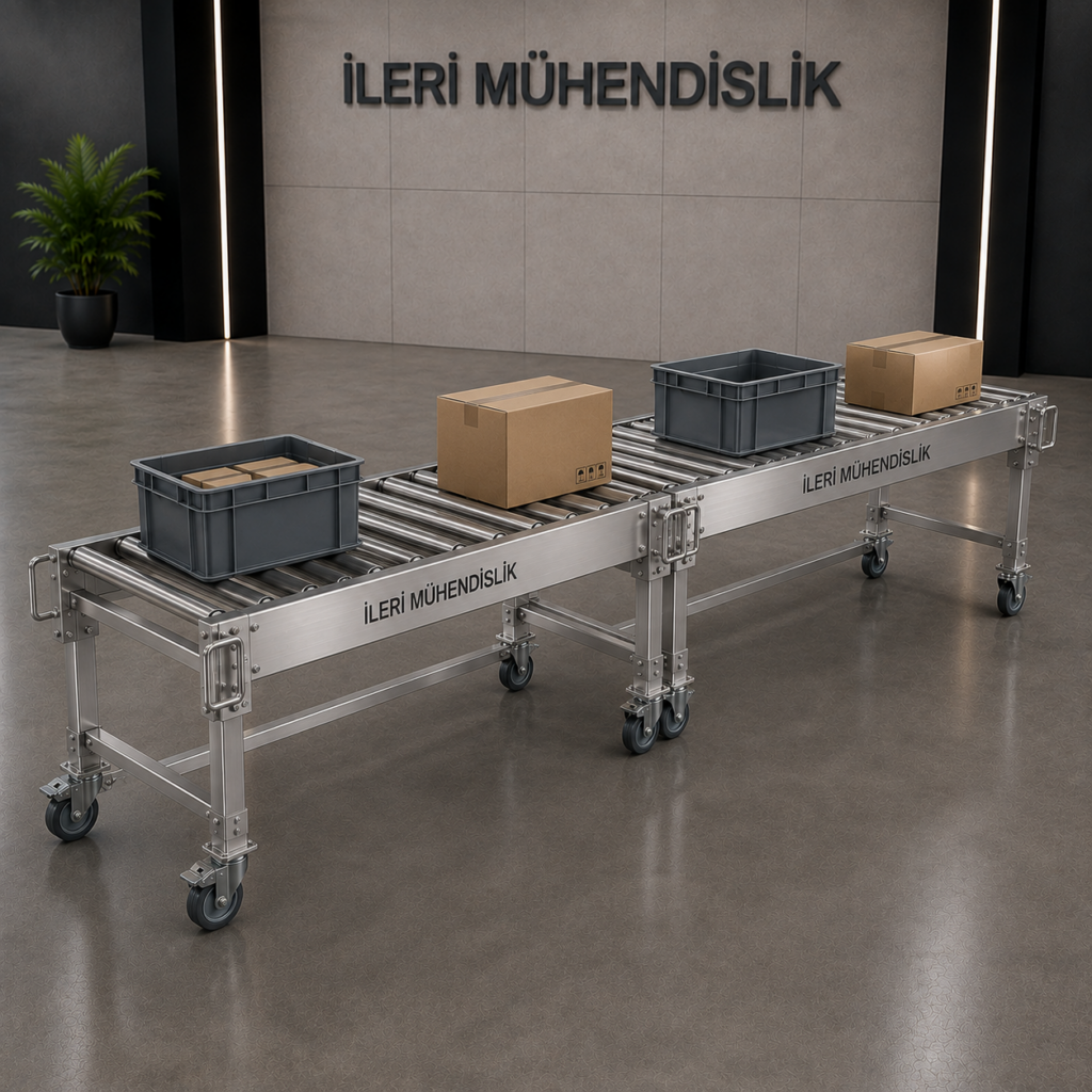 inox rulo konveyör