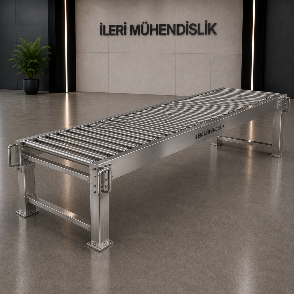 inox rulolu konveyör