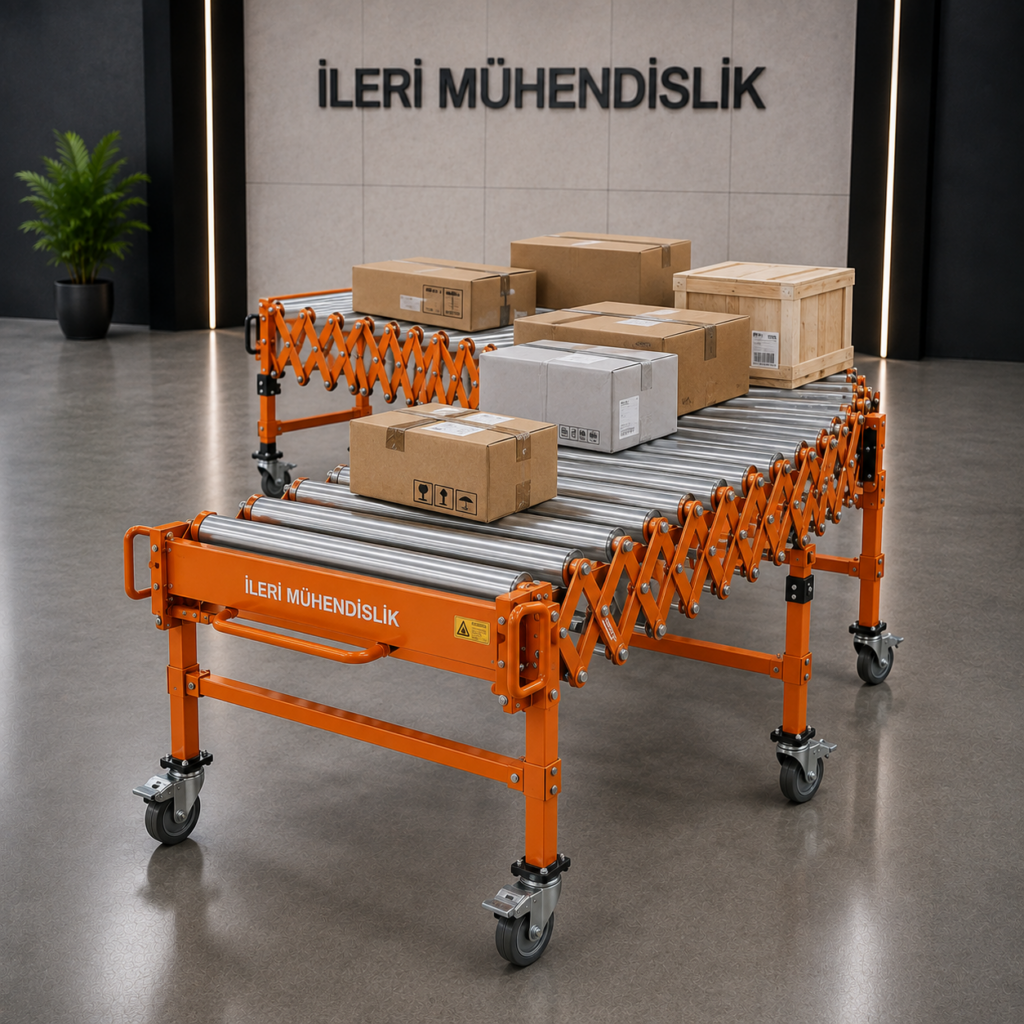 katlanır rulolu konveyör