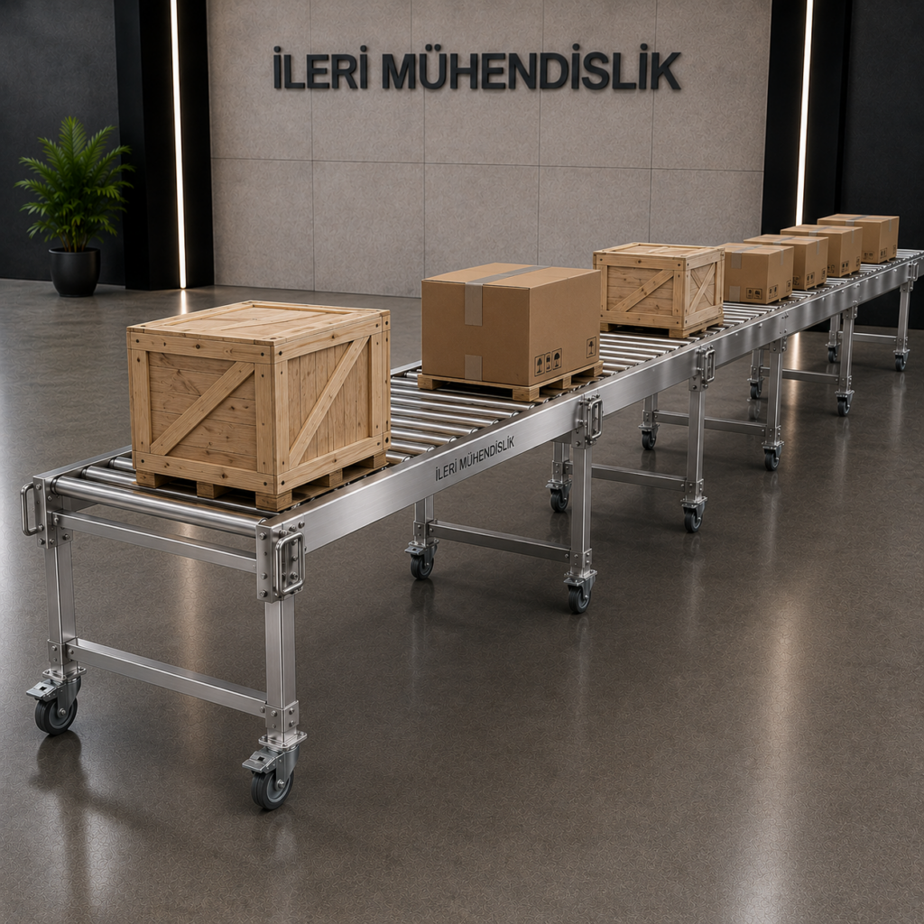 krom rulolu konveyör